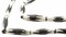 The Bead Chest Batik Bone Beads - Full Strand of Fair Trade African Beads (Tube, Zig-Zag #2 Design)